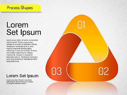 Mobius stripe estágio formas, Deslizar 3, 01538, Diagramas de Etapas — PoweredTemplate.com