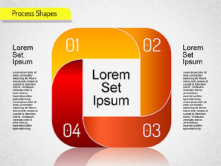 Formes de scène à bande Mobius, Diapositive 7, 01538, Schémas d'étapes — PoweredTemplate.com
