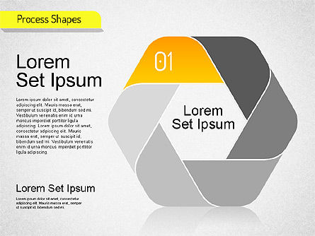 Formes de scène à bande Mobius, Diapositive 8, 01538, Schémas d'étapes — PoweredTemplate.com