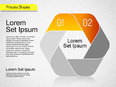 Formes de scène à bande Mobius, Diapositive 9, 01538, Schémas d'étapes — PoweredTemplate.com