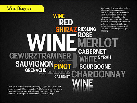 Wine Diagram, Slide 10, 01539, Shapes — PoweredTemplate.com