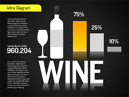 Wine Diagram, Slide 9, 01539, Shapes — PoweredTemplate.com