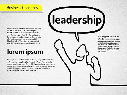 Geschäftszeichen, PowerPoint-Vorlage, 01540, Business Modelle — PoweredTemplate.com