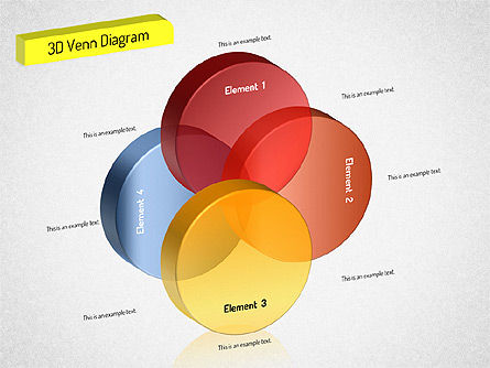 3D Set Diagram, Slide 10, 01541, Business Models — PoweredTemplate.com