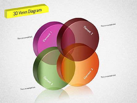 3d diagrama de conjunto, Deslizar 12, 01541, Modelos de Negócio — PoweredTemplate.com