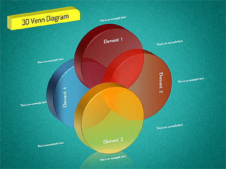 Diagrama del conjunto 3D, Diapositiva 15, 01541, Modelos de negocios — PoweredTemplate.com