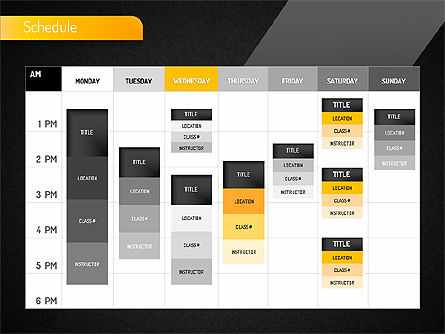 Susunan Acara, Slide 6, 01542, Timelines & Calendars — PoweredTemplate.com