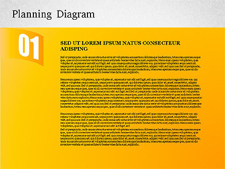 Diagramme de planification, Modele PowerPoint, 01550, Modèles commerciaux — PoweredTemplate.com