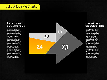 Diagrammes de tarte créatifs (pilotés par données), Diapositive 16, 01551, Diagrammes circulaires — PoweredTemplate.com
