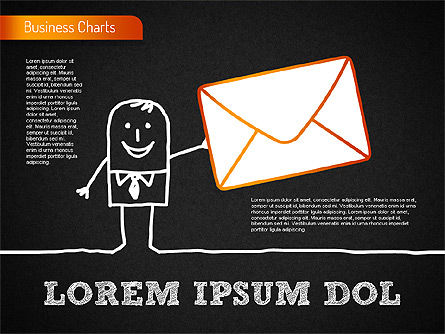 Caractère drôle, Diapositive 12, 01552, Formes — PoweredTemplate.com