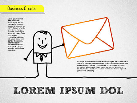 Caractère drôle, Diapositive 4, 01552, Formes — PoweredTemplate.com