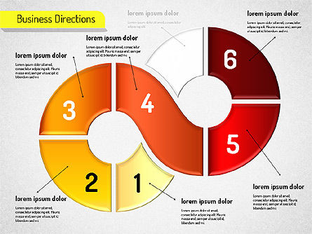 Tableau de flux de travail des étapes, Diapositive 14, 01553, Schémas d'étapes — PoweredTemplate.com