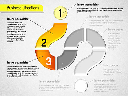 스테이지 워크 플로 차트, 슬라이드 3, 01553, 단계 도표 — PoweredTemplate.com
