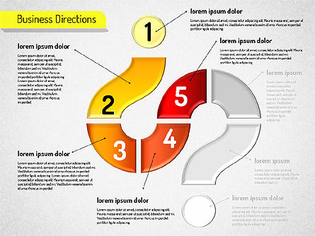 Tableau de flux de travail des étapes, Diapositive 5, 01553, Schémas d'étapes — PoweredTemplate.com