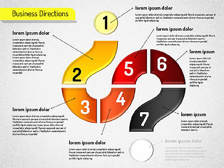 Gráfico de flujo de trabajo de etapas, Diapositiva 7, 01553, Diagramas de la etapa — PoweredTemplate.com