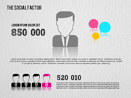Der soziale Faktor infografisch, Folie 6, 01554, Business Modelle — PoweredTemplate.com