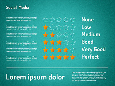 Social media infographic, Dia 16, 01555, Presentatie Templates — PoweredTemplate.com