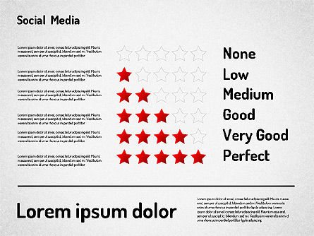 Infografía de medios sociales, Diapositiva 8, 01555, Plantillas de presentación — PoweredTemplate.com