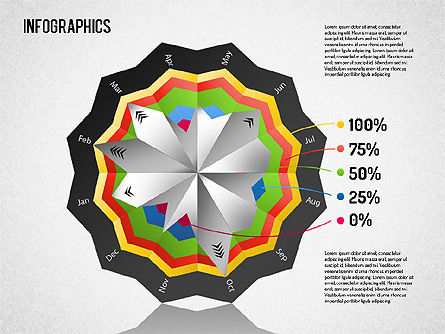 Infographic set, Dia 2, 01561, Businessmodellen — PoweredTemplate.com