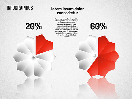 Infographic set, Dia 5, 01561, Businessmodellen — PoweredTemplate.com