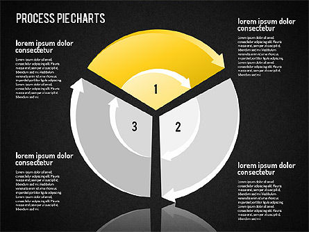 Flux de travail des processus de roue, Diapositive 10, 01562, Schémas de procédés — PoweredTemplate.com