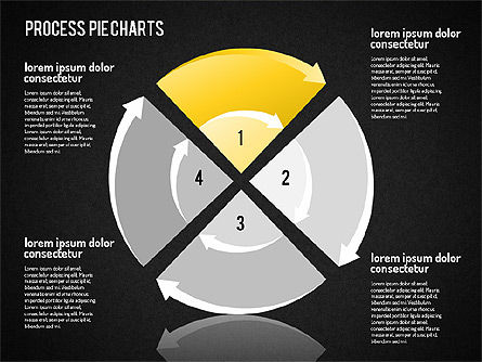 Workflow di processo Wheel, Slide 11, 01562, Diagrammi di Processo — PoweredTemplate.com