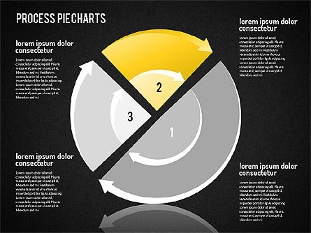 Workflow di processo Wheel, Slide 14, 01562, Diagrammi di Processo — PoweredTemplate.com