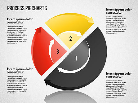 Workflow di processo Wheel, Slide 6, 01562, Diagrammi di Processo — PoweredTemplate.com