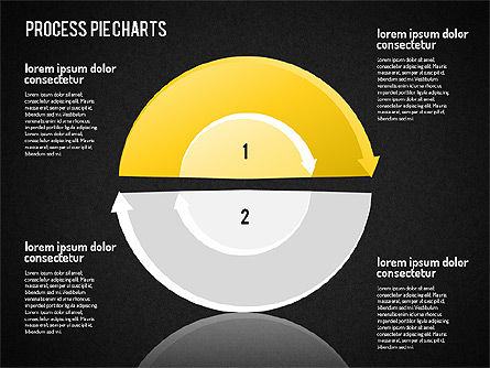 Flux de travail des processus de roue, Diapositive 9, 01562, Schémas de procédés — PoweredTemplate.com