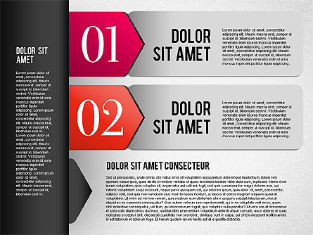 Diagramme de présentation de scène, Diapositive 13, 01563, Schémas d'étapes — PoweredTemplate.com