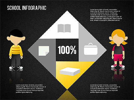 School Infographics, Slide 16, 01571, Education Charts and Diagrams — PoweredTemplate.com