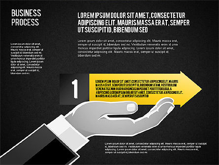 Formas de procesos empresariales, Diapositiva 12, 01572, Diagramas de proceso — PoweredTemplate.com