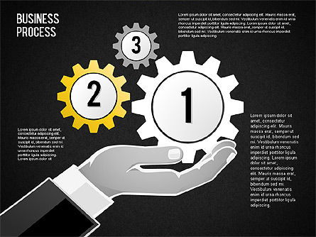 Formes des processus métier, Diapositive 13, 01572, Schémas de procédés — PoweredTemplate.com