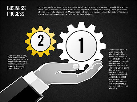 Bentuk Proses Bisnis, Slide 14, 01572, Diagram Proses — PoweredTemplate.com