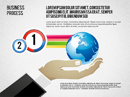 Bentuk Proses Bisnis, Slide 8, 01572, Diagram Proses — PoweredTemplate.com