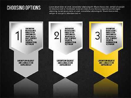 Options and Directions Toolbox, Slide 13, 01573, Shapes — PoweredTemplate.com