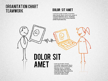 Organigramme du travail d'équipe, Diapositive 6, 01575, Graphiques organisationnels — PoweredTemplate.com