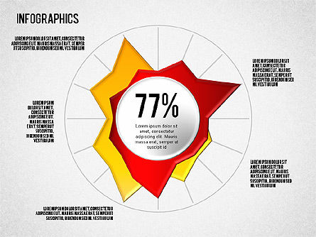 Set de diagramas infográficos, Deslizar 2, 01580, Modelos de Negócio — PoweredTemplate.com