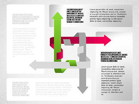 Direcciones y flechas, Diapositiva 6, 01585, Formas — PoweredTemplate.com