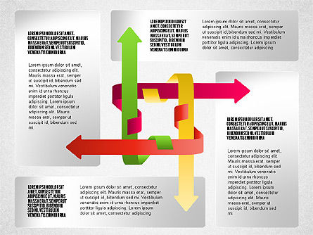 Direcciones y flechas, Diapositiva 8, 01585, Formas — PoweredTemplate.com