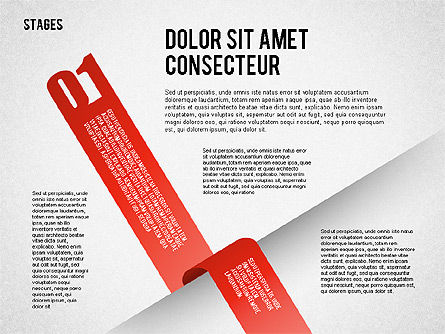 Nastro con diagramma numeri, Slide 3, 01586, Diagrammi Palco — PoweredTemplate.com
