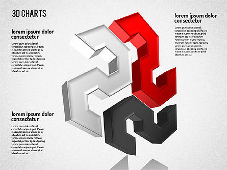 Formas de patrón 3D gratuitas, Diapositiva 3, 01587, Formas — PoweredTemplate.com