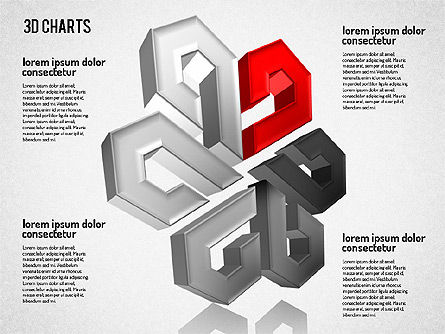 Formas de patrón 3D gratuitas, Diapositiva 5, 01587, Formas — PoweredTemplate.com