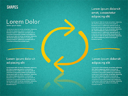 Formas dibujadas a mano, Diapositiva 16, 01594, Formas — PoweredTemplate.com