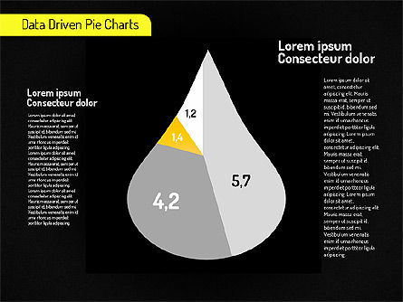 Gráficos de Pie Creativos Conjunto (impulsado por datos), Diapositiva 14, 01595, Diagramas basados en datos — PoweredTemplate.com