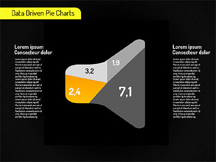Diagram Pie Pie Kreatif (data Driven), Slide 16, 01595, Bagan dan Diagram berdasarkan Data — PoweredTemplate.com