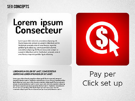 SEO Concept with Icons, Slide 14, 01596, Icons — PoweredTemplate.com