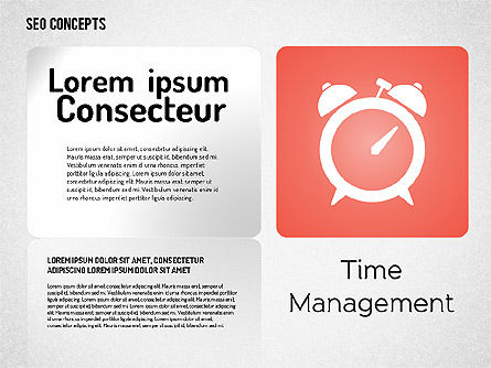 Concepto de SEO con iconos, Diapositiva 3, 01596, Iconos — PoweredTemplate.com