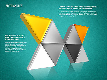 Shapes from Triangles, Slide 11, 01597, Shapes — PoweredTemplate.com