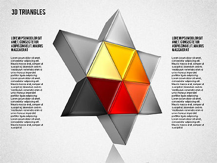 Shapes from Triangles, Slide 5, 01597, Shapes — PoweredTemplate.com